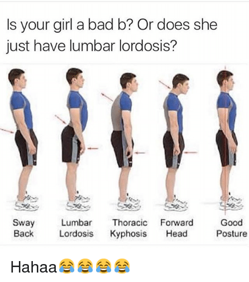 lumbar lordosis person